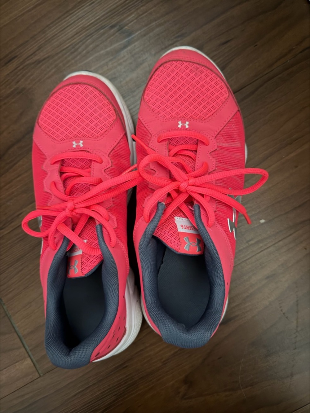 Under Armour  Coral-Pink Running Sneakers